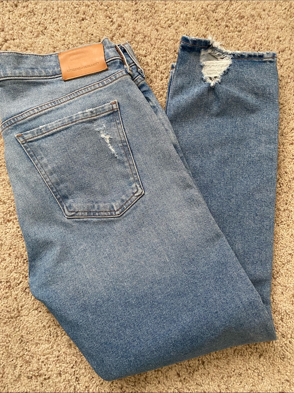Citizens Light Blue Distressed women’s Jeans